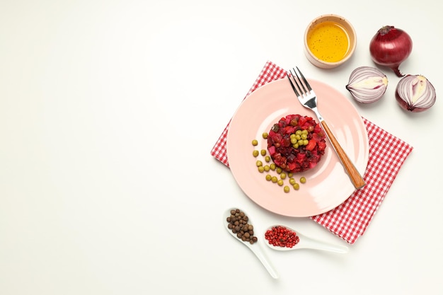 Talerz z domowym jedzeniem